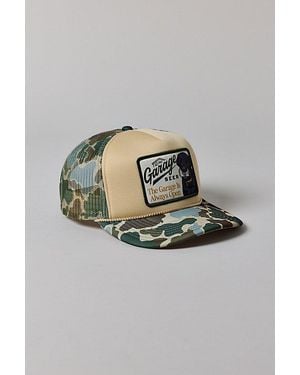 Urban Outfitters Garage Beer Logo Patch Trucker Hat - Gray