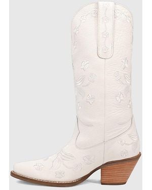 Dingo Love Bug Leather Cowboy Boot - Pink