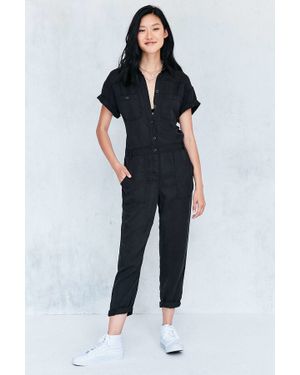 BDG Dixie Surplus Flight Coverall Jumpsuit - Black