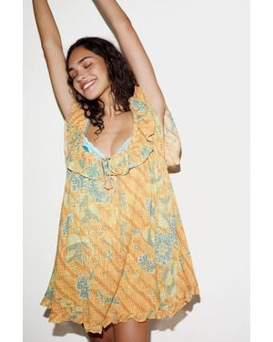 Out From Under Golden Hour Swing Romper - Yellow