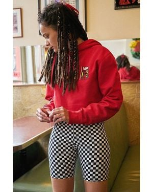 Vans & Uo Checkerboard Biker Short - Multicolor