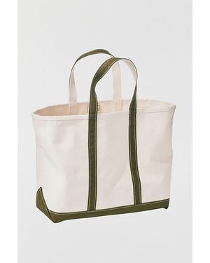L.L. Bean L. L.Bean Boat And Tote Open-Top Large Bag - White