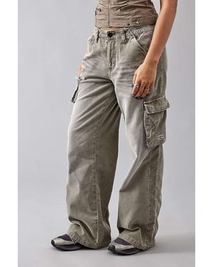 BDG Cargohose "cyber" aus cord im y2k-look - Mehrfarbig