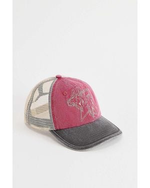 Urban Outfitters Uo Red Arizona Trucker Cap - Pink