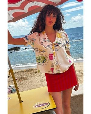 Lisa Says Gah Sam Top - Blue