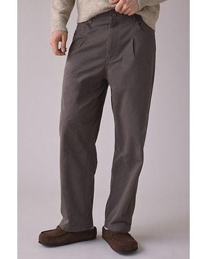 Rhythm Warped Straight Cut Pants - Gray