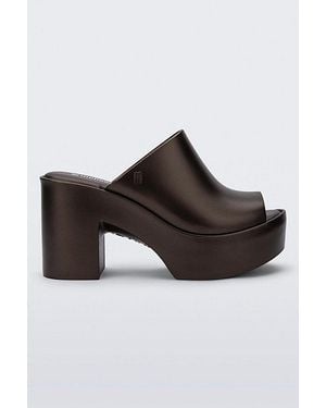 Melissa Hype Jelly Mule Heel - Brown