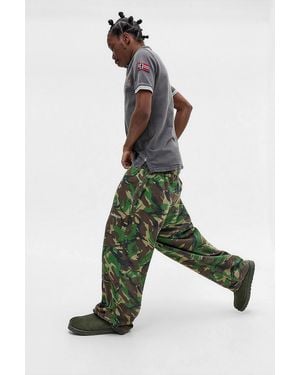 iets frans... Green Harri Camo Baggy Joggers