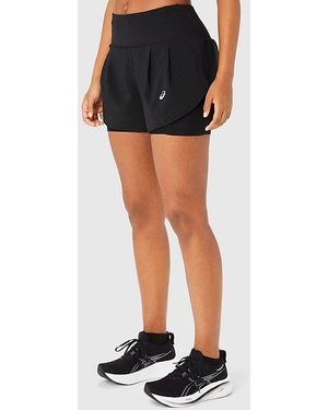 Asics Road 3.5In Mesh Running Short - Black