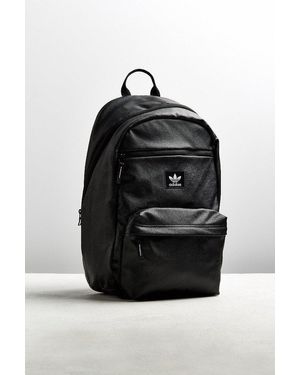 adidas Originals Originals National Premium Faux Leather Backpack - Black