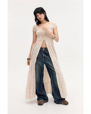 Kimchi Blue Samira Prairie Maxi Dress - Blue