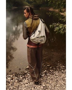 iets frans... Grey Sling Backpack
