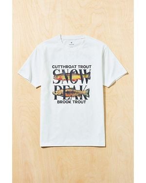 Snow Peak Famous Trout Graphic Tee - White