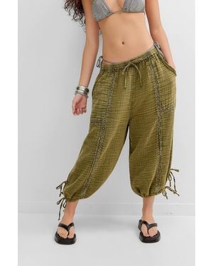 Out From Under Mila Ocean Air Capri Trousers - Green