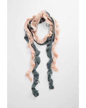 Kimchi Blue Knit Waterfall Scarf At Urban Outfitters - White