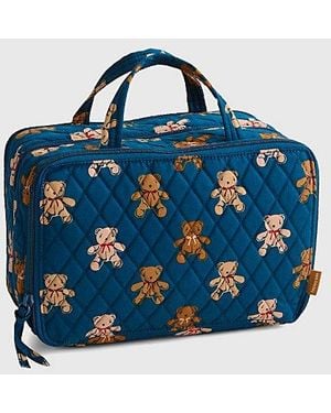 Vera Bradley Quilted Cotton Ultimate Travel Case - Blue