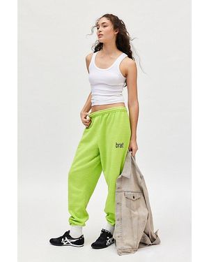 Urban Outfitters Charli Xcx Uo Exclusive Brat Graphic Jogger Sweatpant - White