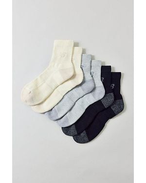 New Balance Active Quarter Socks 3-Pack - Blue
