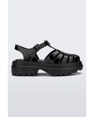 Melissa Possession Platform Fisherman Sandal - Black