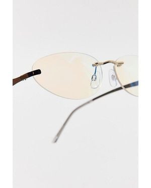 Urban Outfitters Jordan Rimless Light Glasses - Natural