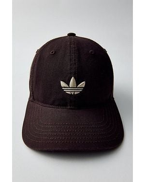 adidas Trefoil Relaxed Hat - Black