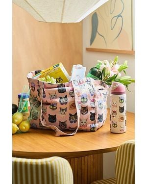 Urban Outfitters Mia Patterned Market Tote Bag - Yellow
