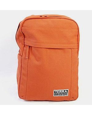 Terra Thread Organic Cotton Canvas Backpack - Orange