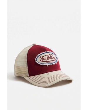Von Dutch Red Trucker Cap