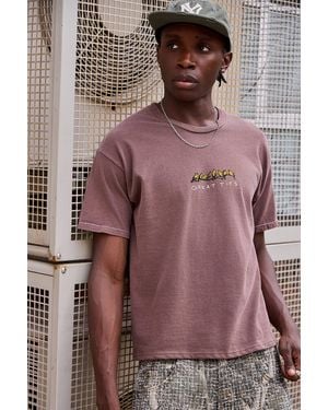 Urban Outfitters Uo Great Tits Graphic Tee - Brown
