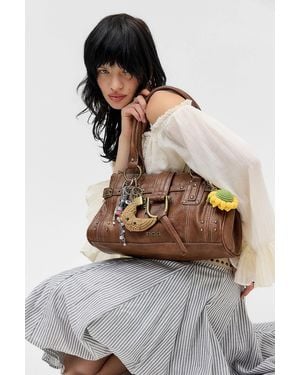 BDG Karlie Lock Shoulder Bag - Grey