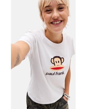 Urban Outfitters Uo Paul Frank Relaxed Graphic Tee - White