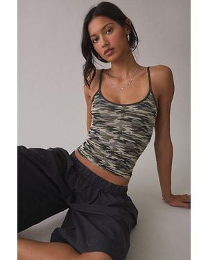 BDG Molly Seamless Knit Scoop Neck Cami - Gray