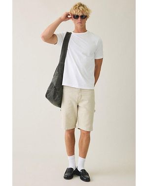 Dickies Hickory Stripe 11" Carpenter Shorts - Natural