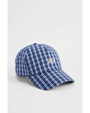 iets frans... Navy Check Cap - Blue