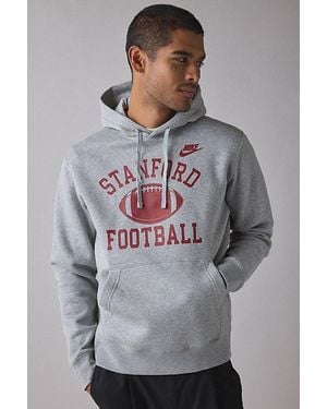 Fanatics Stanford Football Graphic Nike Legacy Hoodie Sweatshirt - Gray