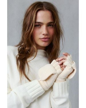 Urban Outfitters Billie Convertible Gloves - White