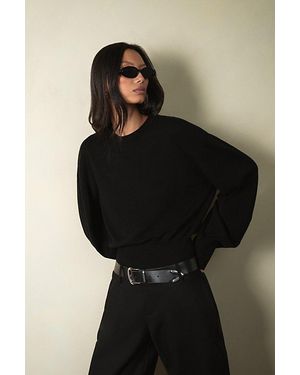 WeWoreWhat Bubble Crewneck Sweater - Black