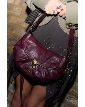 BDG Anya Flower Shoulder Bag - Purple