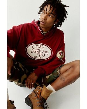 Mitchell & Ness Nfl Heritage Hues Hoodie Sweatshirt - Red