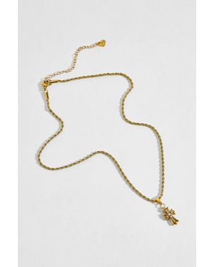 Bohomoon Lillie Cross Necklace - Natural