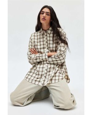 BDG Rick Flannel Shirt - Natural