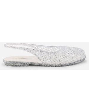 INTENTIONALLY ______ Nessa Jelly Slingback Ballet Flat - White