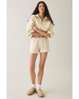 Out From Under Beach Bum Micro Sweat Shorts - Natural