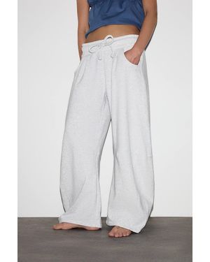 Out From Under Essential Barrel Leg Joggers - White