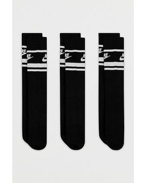 Nike Sportswear Dri-Fit Everyday Essential Crew Sock 3-Pack - Black