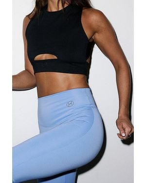 Héros Cross Crop Sports Bra Top - Blue
