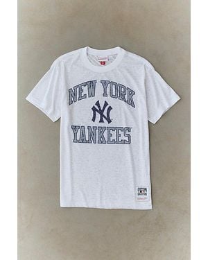 Mitchell & Ness Mlb All-Star Graphic Burnout Tee - Gray
