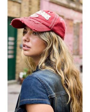 BDG Appliqué Cap - Pink