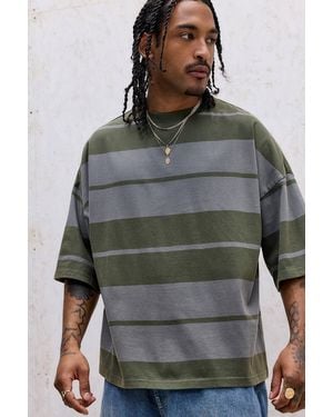 iets frans... Rocky Stripe T-shirt - Grey