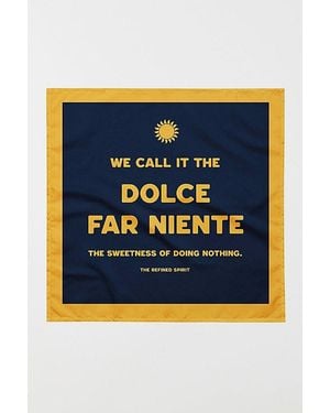 The Refined Spirit Dolce Far Niente Scarf - Blue